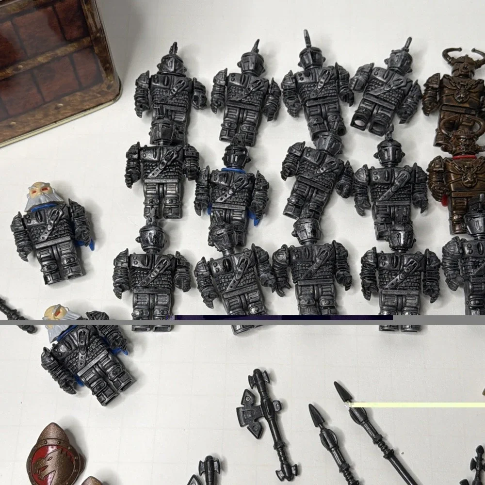 Mega Bloks Dragons Krystal Wars Knights 26 Minifigures /Weapons Accessories Lot